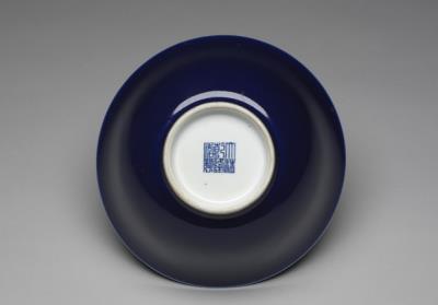 图片[2]-Bowl with cobalt blue glaze, Qing dynasty, Qianlong reign (1736-1795)-China Archive